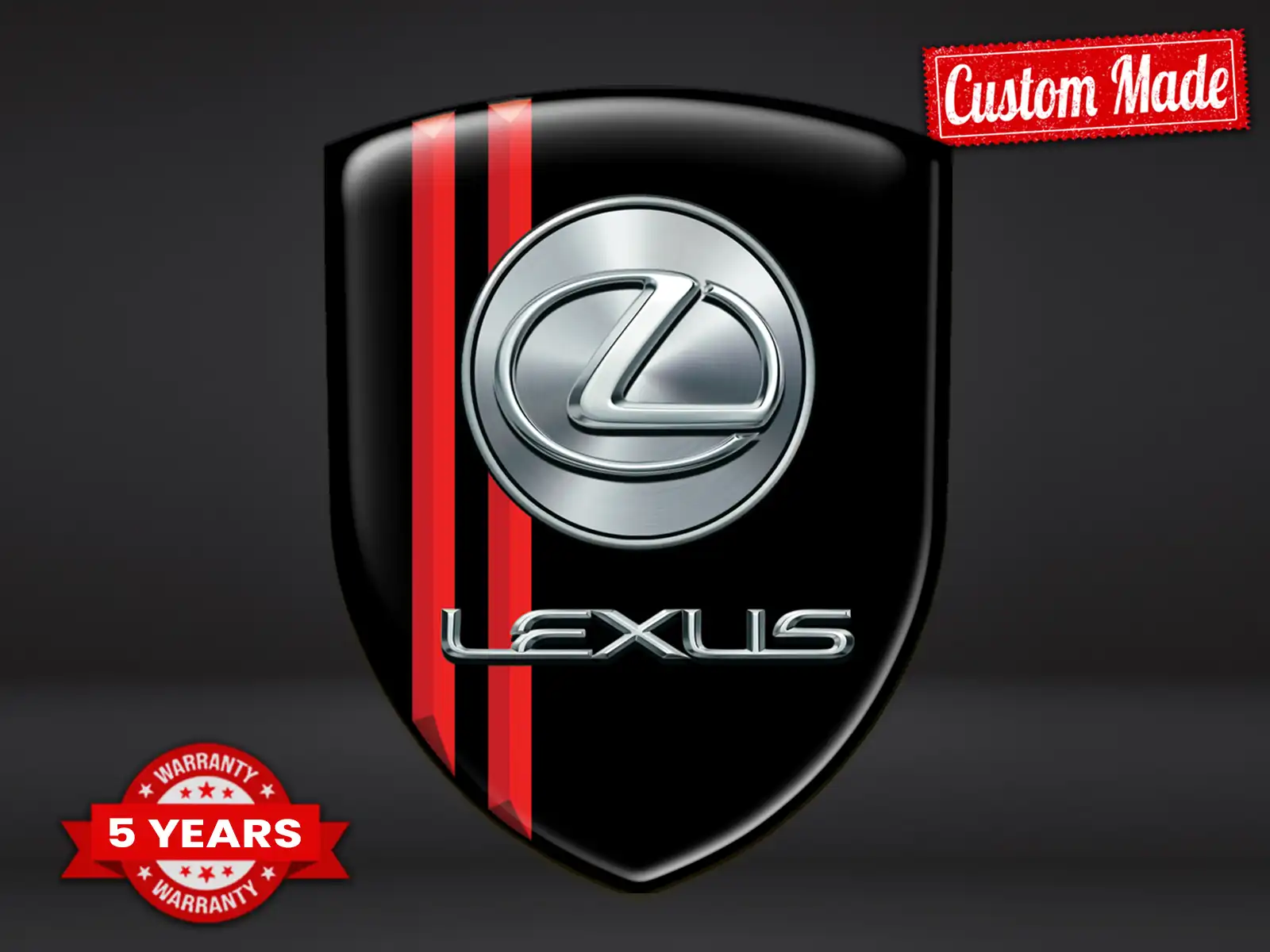 Lexus Wasserfestes Etikett Pro Max Robust Modern